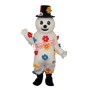 Flower Snowman Mascot Adult Costume