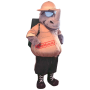 Explorer Rhino Mascot Costume