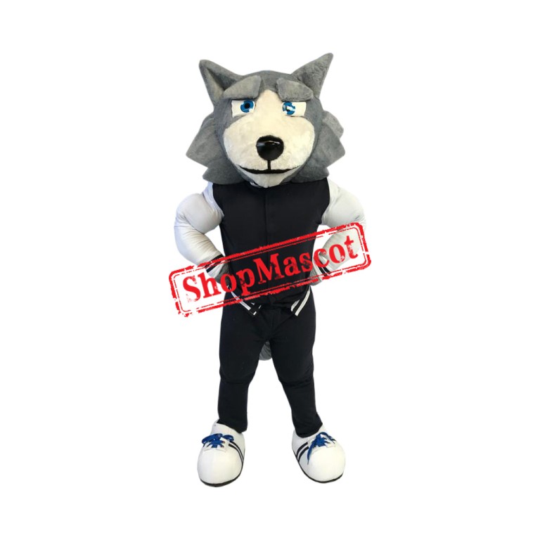 Realistic Sport Lightweight Wolf Mascot Costume