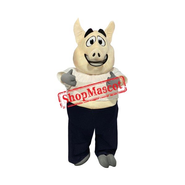 Friendly Lightweight Pig Mascot Costume