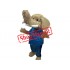 Friendly Lightweight Mammoth Mascot Costume