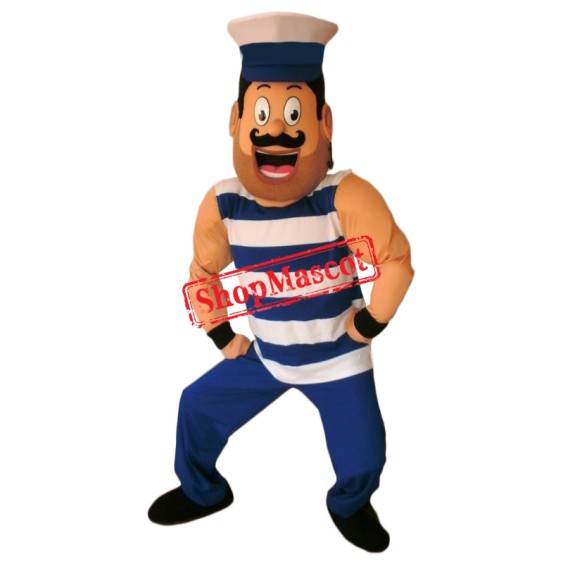 Friendly Lightweight Sailor Mascot Costume
