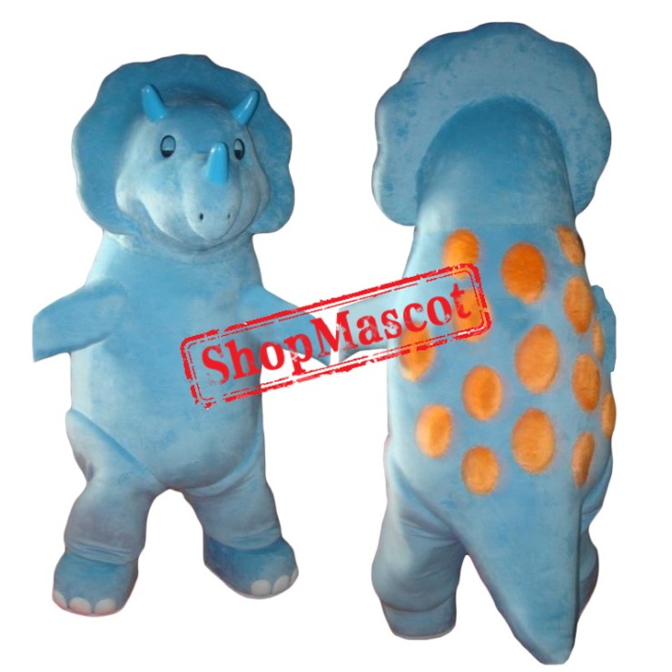 Superb Lightweight Triceratops Mascot Costume