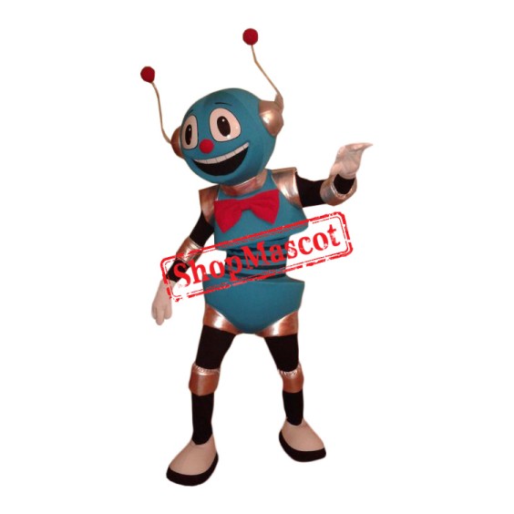 Happy Lightweight Robot Mascot Costume