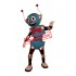 Happy Lightweight Robot Mascot Costume