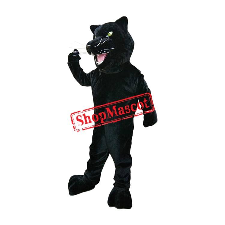 Realistic Lightweight Black Panther Mascot Costume