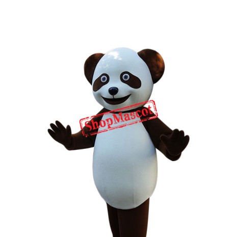 Brown Panda Mascot Costume