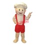 Pizza Chef Boy Mascot Costume