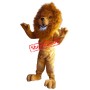 Affordable Muscular Realistic Lion Mascot Costume