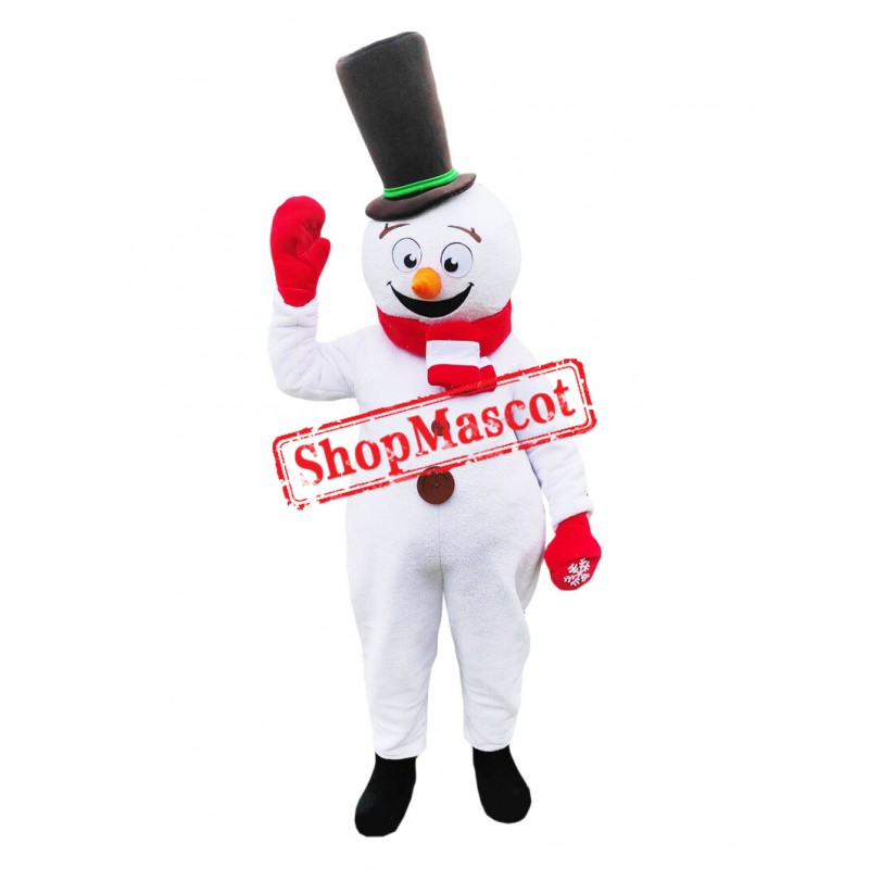 Cute Lightweight Snowman Mascot Costume