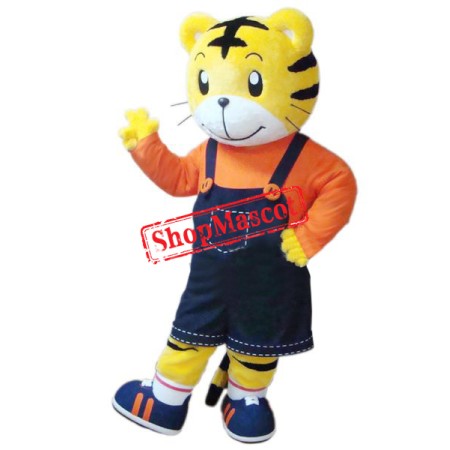 Lovely Little Tiger Boy Mascot Costume