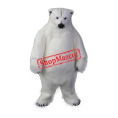 Superb Realistic Polar Bear Mascot Costume