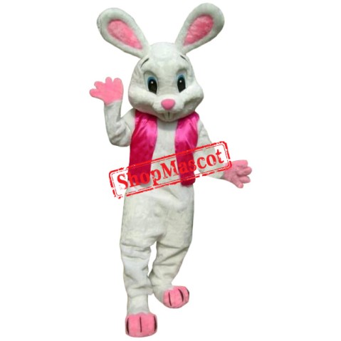 Affordable Realistic Red Rabbit Mascot Costume