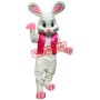 Affordable Realistic Red Rabbit Mascot Costume