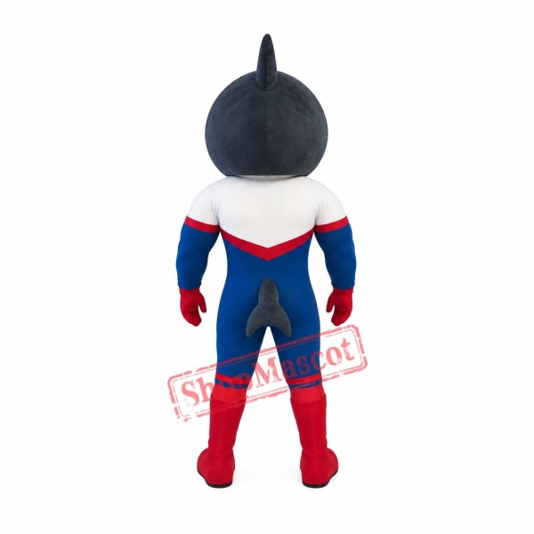 Sport Muscular Shark Mascot Costume Sport Muscular Shark Mascot Costume