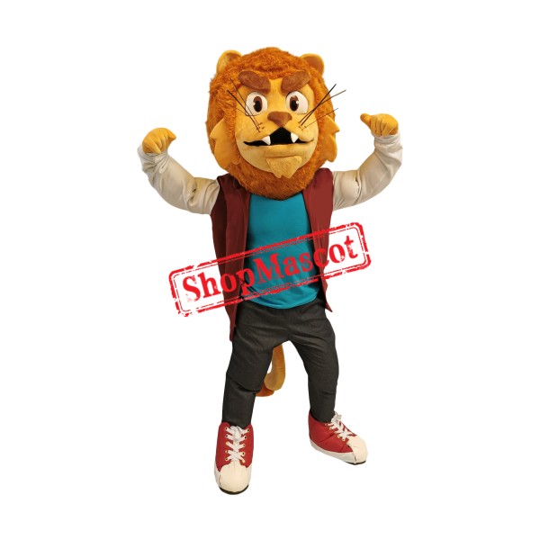 Power Sport Lightweight Lion Mascot Costume Power Sport Lightweight Lion Mascot Costume