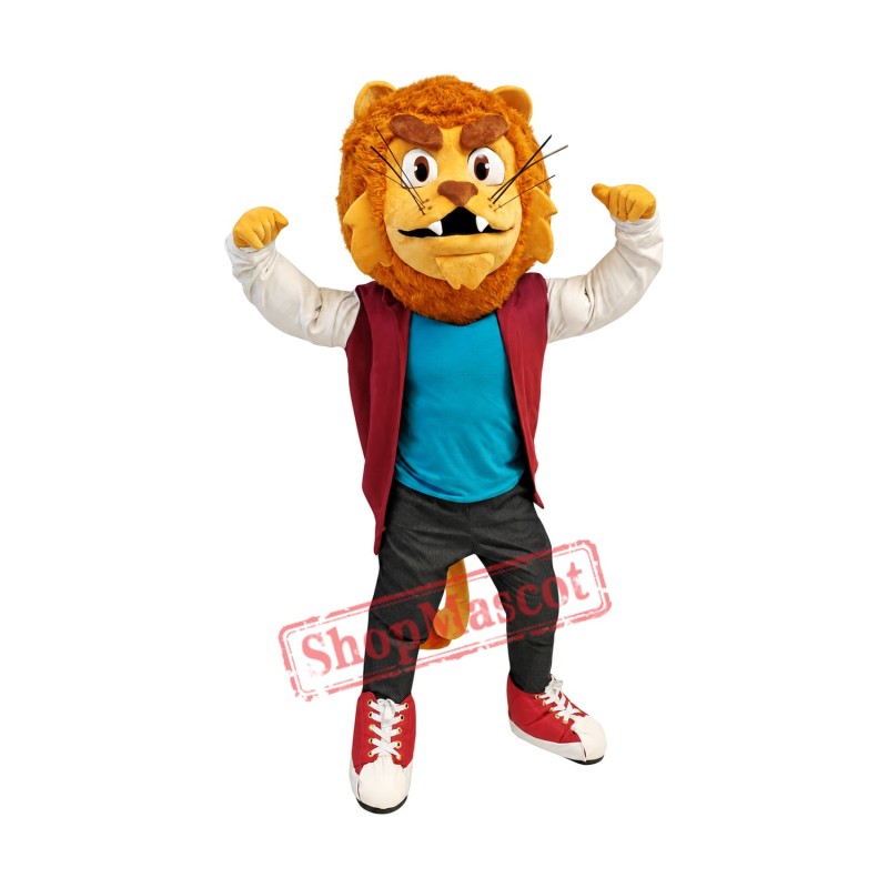 Power Sport Lightweight Lion Mascot Costume Power Sport Lightweight Lion Mascot Costume