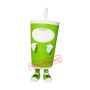 Green Drink Cup Mascot Costume
