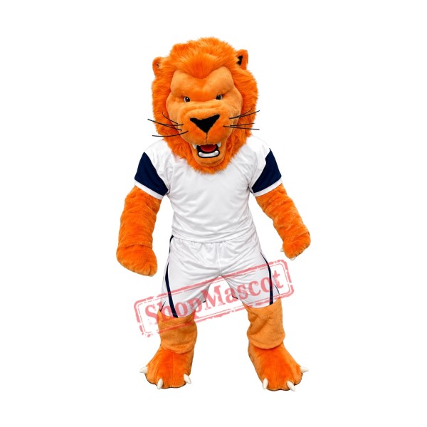 Realistic Sport Lion Mascot Costume