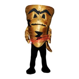 Golden Tornado Mascot Costume