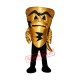 Golden Tornado Mascot Costume Golden Tornado Mascot Costume