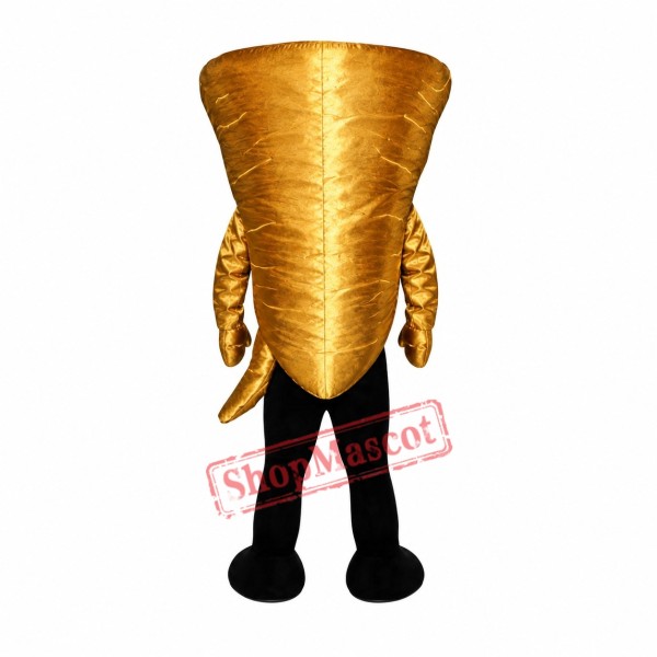 Golden Tornado Mascot Costume