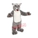 Realistic Lightwieght Grey Wolf Mascot Costume Realistic Lightwieght Grey Wolf Mascot Costume