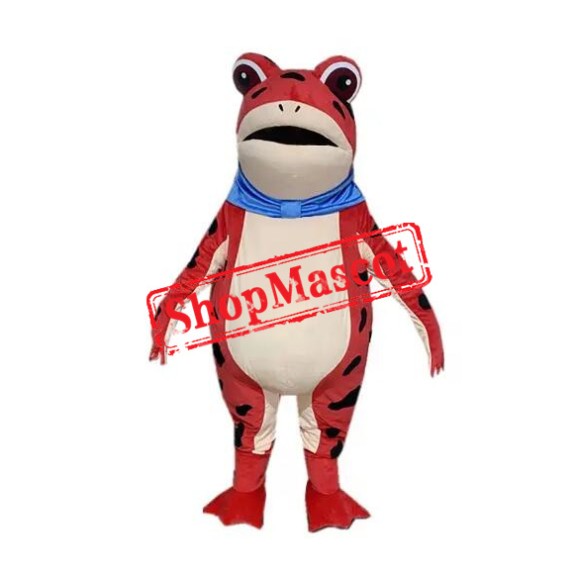 Affordable Lightweight Red Frog Mascot Costume