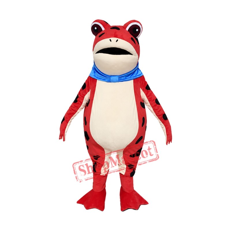 Affordable Lightweight Red Frog Mascot Costume