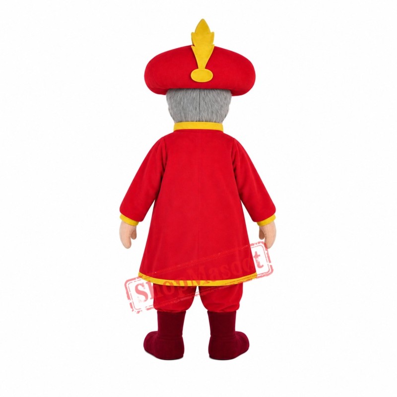 Kind Old Man Mascot Costume Kind Old Man Mascot Costume