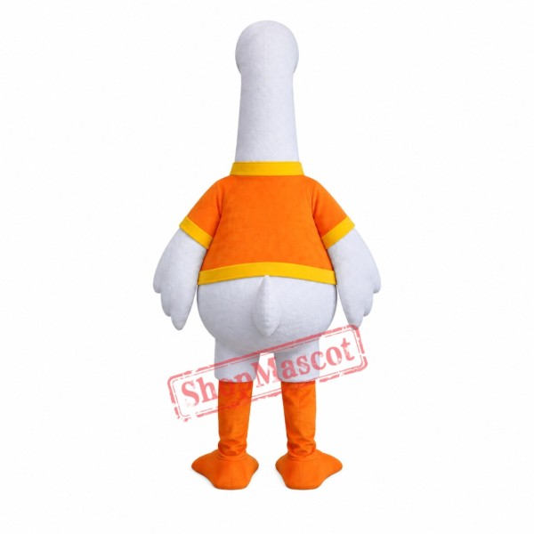 Realistic White Goose Mascot Costume Realistic White Goose Mascot Costume