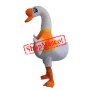 Realistic White Goose Mascot Costume