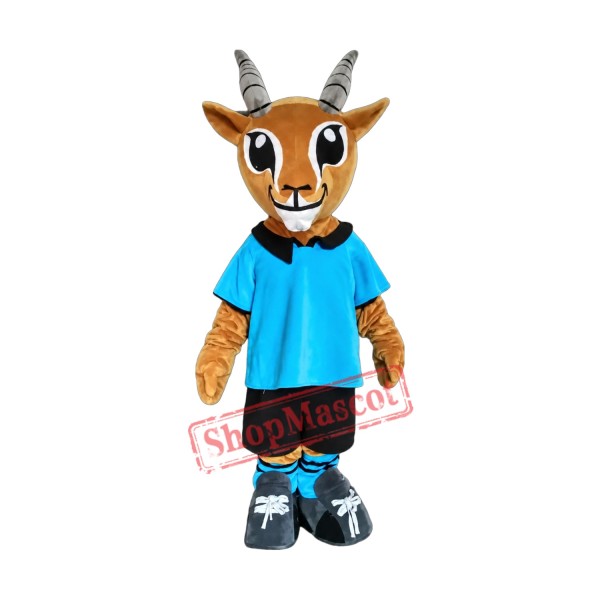 Superb Realistic Goat Mascot Costume
