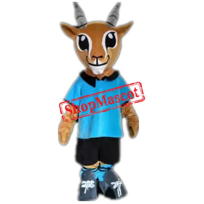 Superb Realistic Goat Mascot Costume
