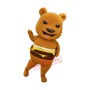 Hamburger Bear Mascot Costume