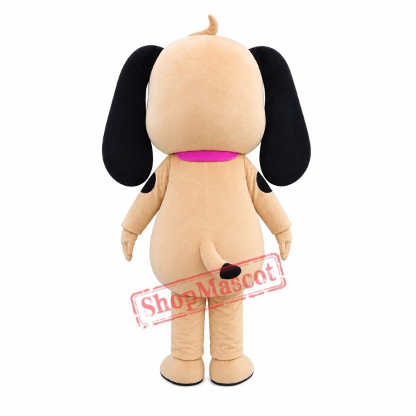 Lovely Black Brown Dog Mascot Costume Lovely Black Brown Dog Mascot Costume
