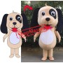 Lovely Black Brown Dog Mascot Costume