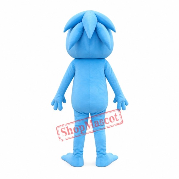 Blue Fish Monster Mascot Costume