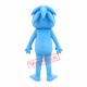 Blue Fish Monster Mascot Costume Blue Fish Monster Mascot Costume