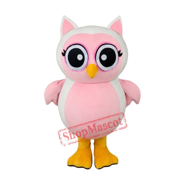 Affordable Lightweight Pink Owl Mascot Costume