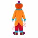 Superb Realistic Clown Mascot Costume Superb Realistic Clown Mascot Costume