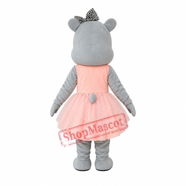 Affordable Female Lightweight Hippo Mascot Costume Affordable Female Lightweight Hippo Mascot Costume