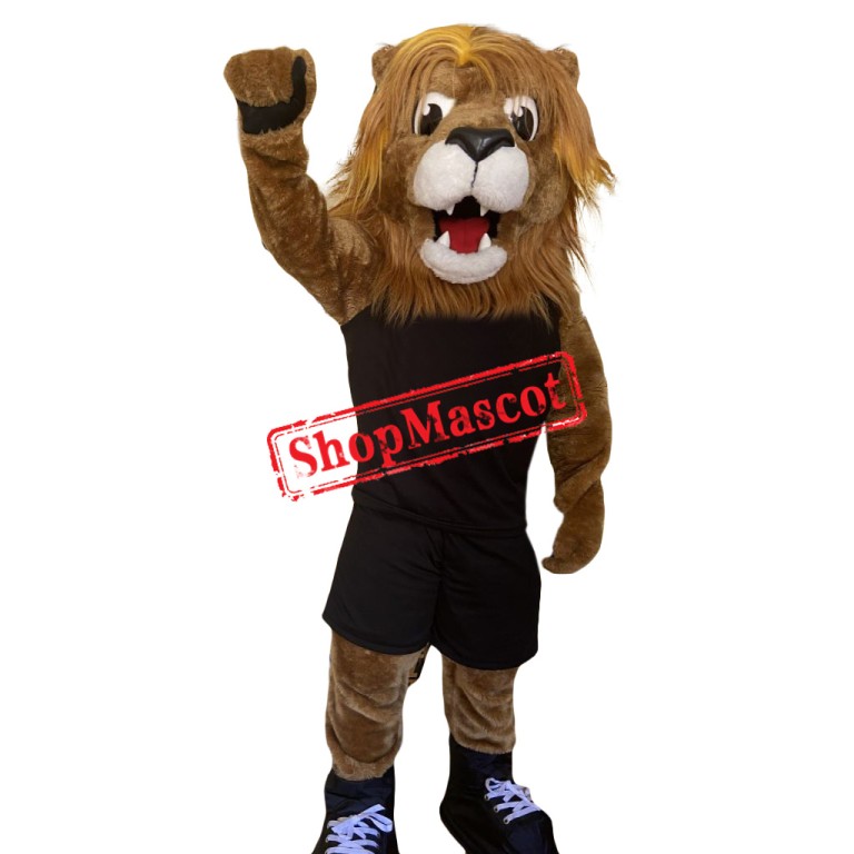 Realistic Lightweight Sport Lion Mascot Costume