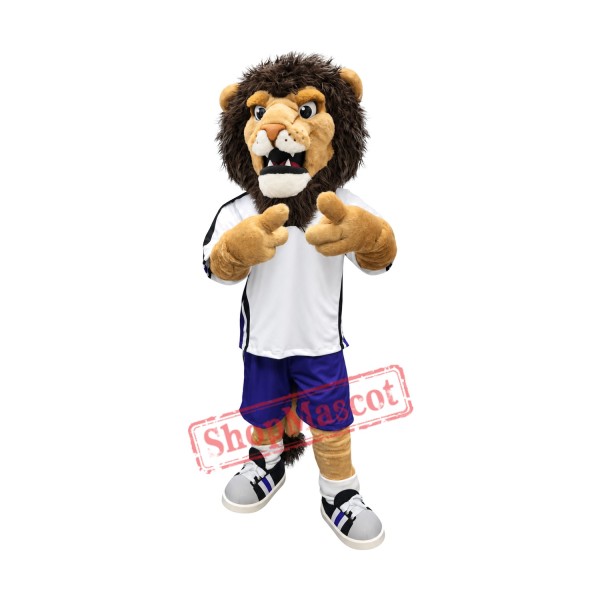 Deluxe Sport Lion Mascot Costume