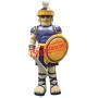 Superb Lightweight Blue Spartan Mascot Costume