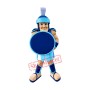 Blue Sport Lightweight Spartan Mascot Costume
