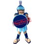 Blue Sport Lightweight Spartan Mascot Costume