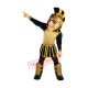 Black Golden Spartan Mascot Costume Black Golden Spartan Mascot Costume