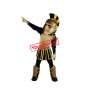 Black Golden Spartan Mascot Costume