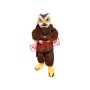 Deluxe Silver Red Spartan Mascot Costume